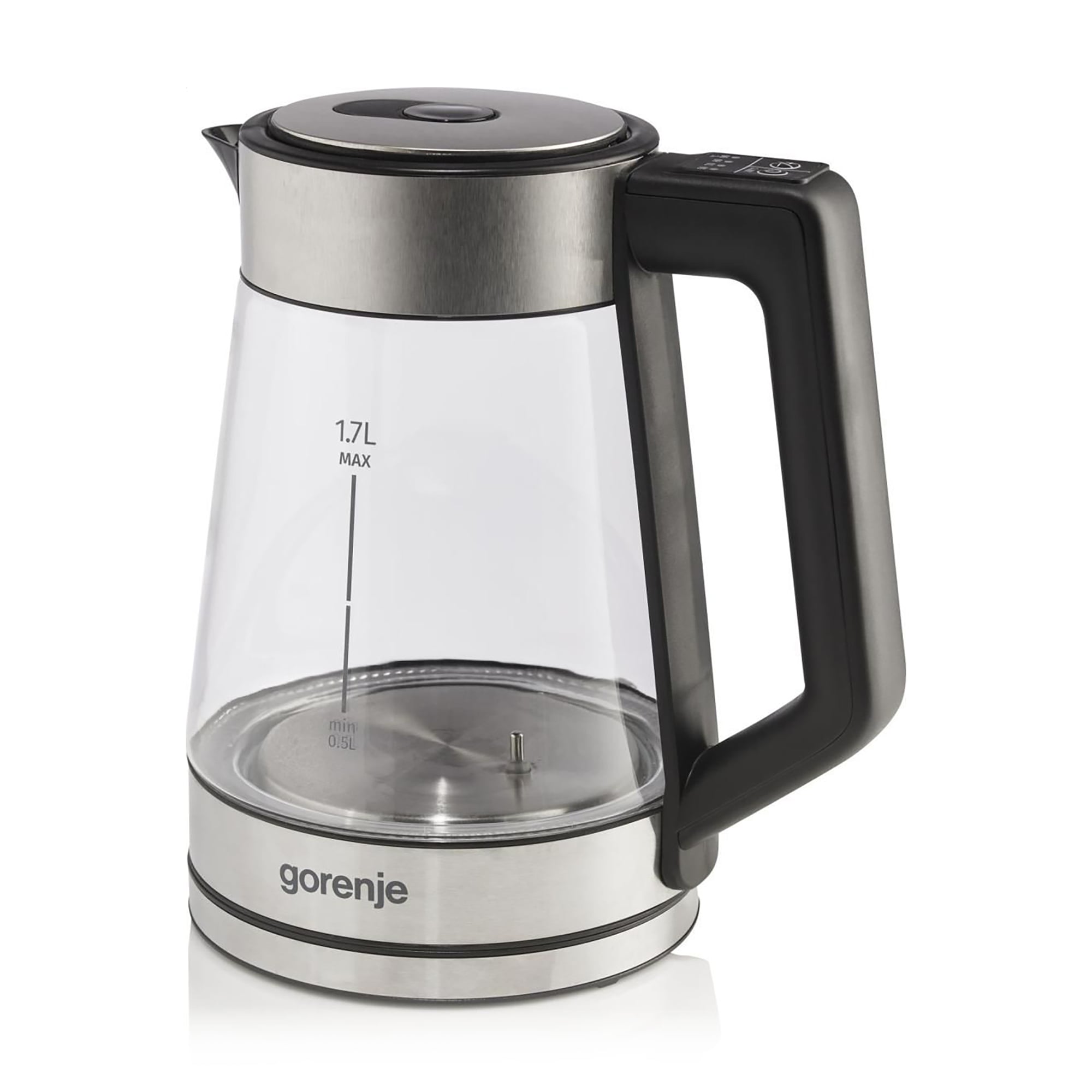 Електрочайник Gorenje чорний, 1.7 л (K17TRG)